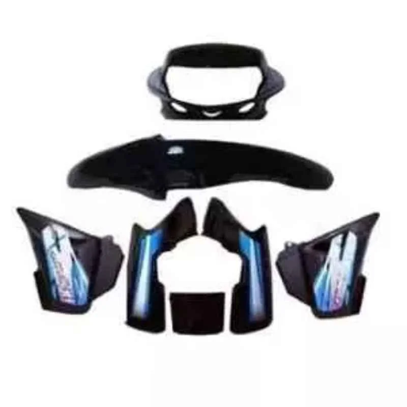 Ultra Black & Blue Full Body Kit for Hero Hf Deluxe U08, ULT-4I6M0X