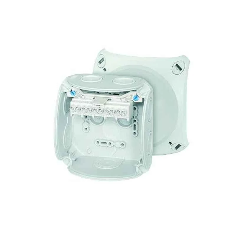 Hensel 1.5-4 Sqmm Cable Junction Box, Dimension: 104x104x70 mm, DK0404G (Pack of 5)