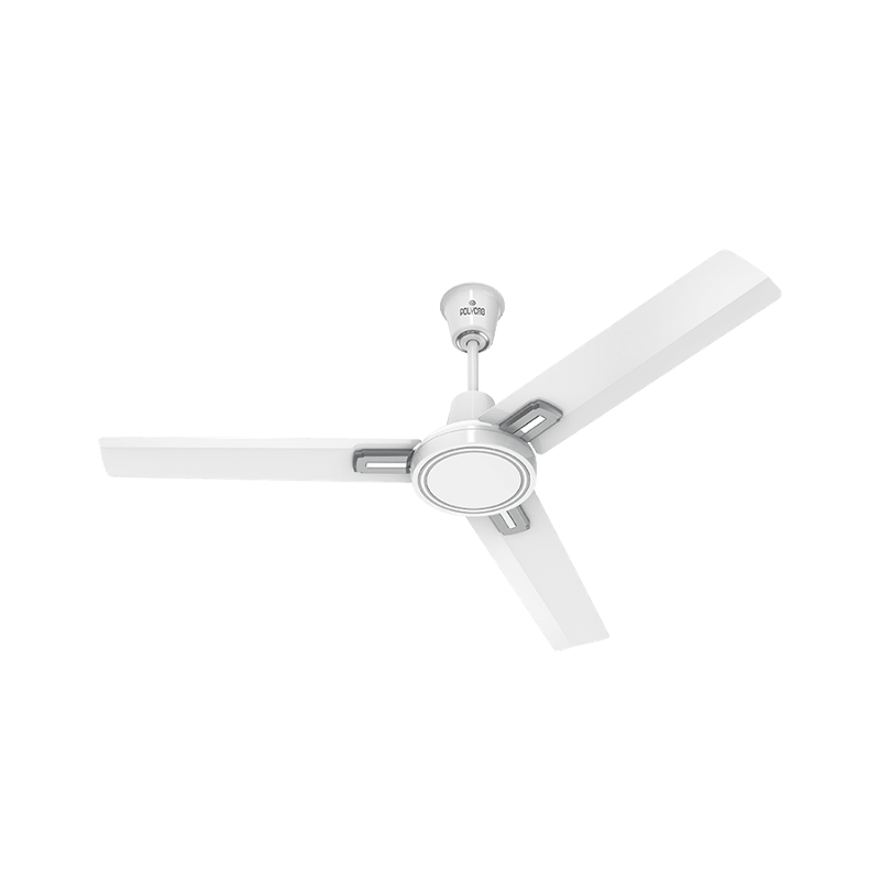 Polycab Ambiance 75W 400rpm Pearl White Ceiling Fan, Sweep: 1200 mm