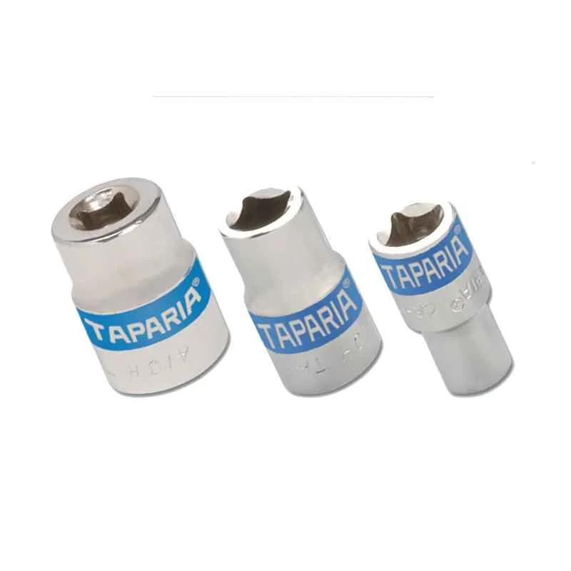 Taparia 12mm 1/4 inch Square Drive Socket, A12H (Pack of 5)