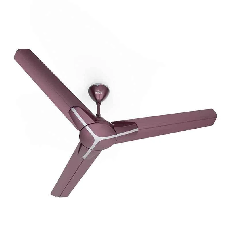 Polycab Euphoria EP02 75W 400rpm Mystic Magenta Silver Ceiling Fan, FCEPRST256M, Sweep: 1200 mm (Pack of 2)