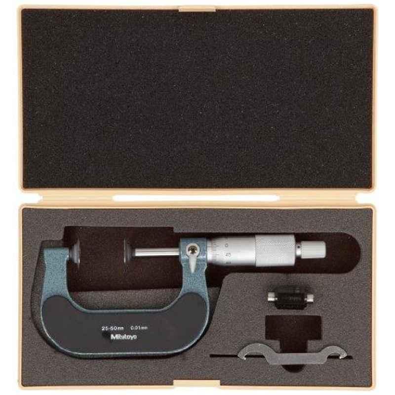 Mitutoyo 100-125mm Ratchet Stop Disk Micrometer, 123-105