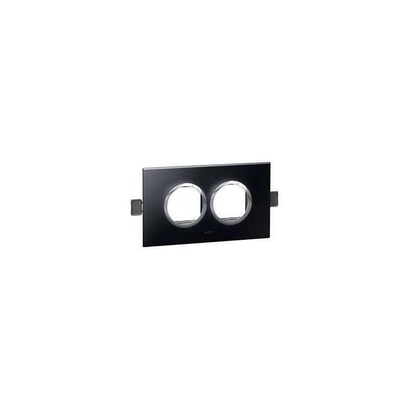 Legrand Arteor 6 Module Graphite Round Cover Plate With Frame, 5759 32