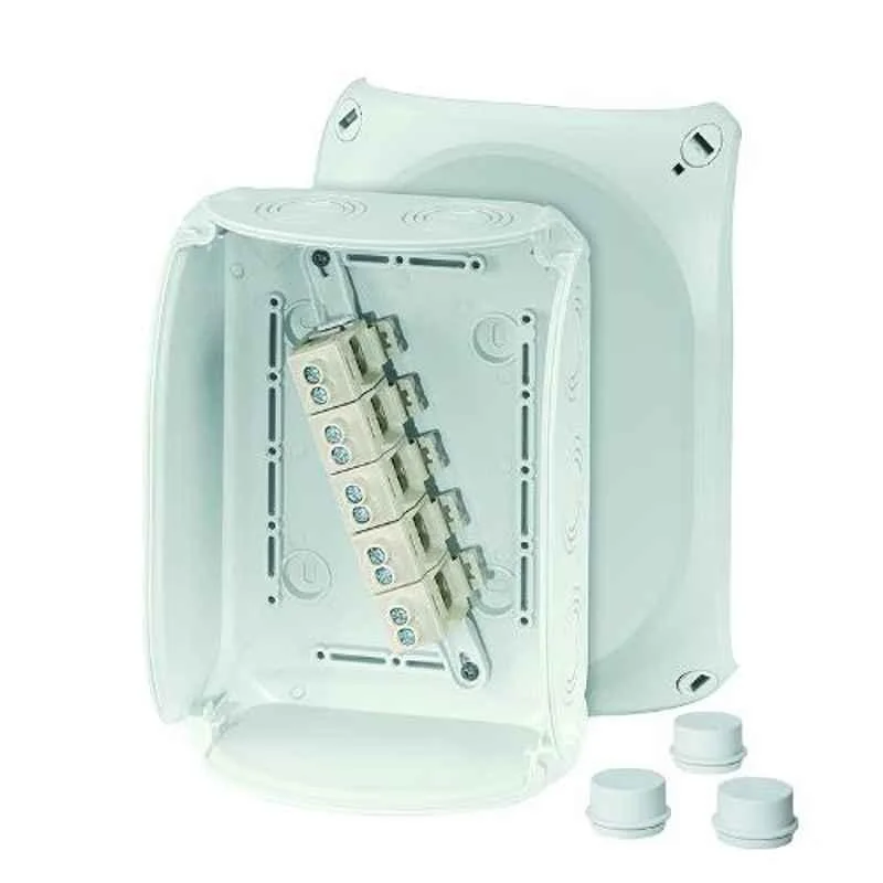 Hensel 4-10 Sqmm Cable Junction Box, Dimension: 155x210x92 mm, DK1610G (Pack of 2)