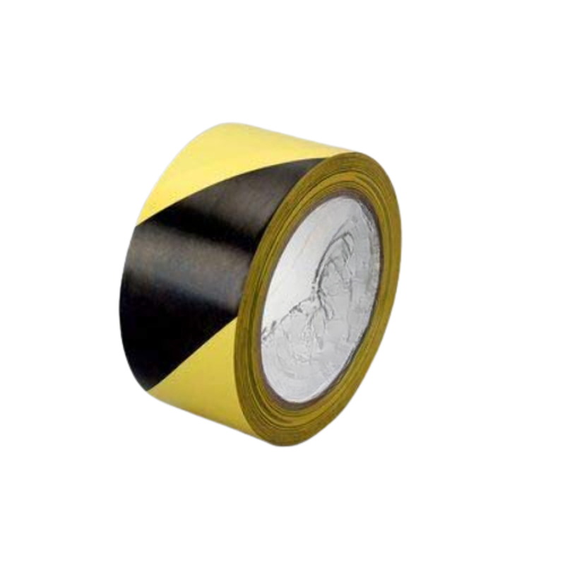 3M 1 inchx22m Vinyl Yellow & Black Lane Marking Tape, 766
