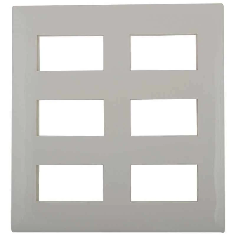 Legrand Mylinc 18M White Plate, 6755 78 (Pack of 10)