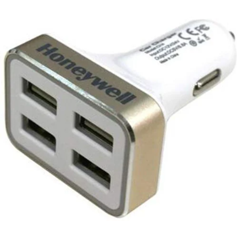Honeywell 6.8A White 4 USB Port Micro CLA Car Charger without Cable, HC000005/CHG/CLA/WHT/6.8A/4U