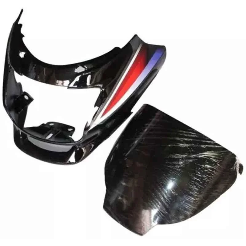 Ultra Headlight Visor for Motocorp Super Splendor Black & Red Uf116B, ULT-C5HS5F