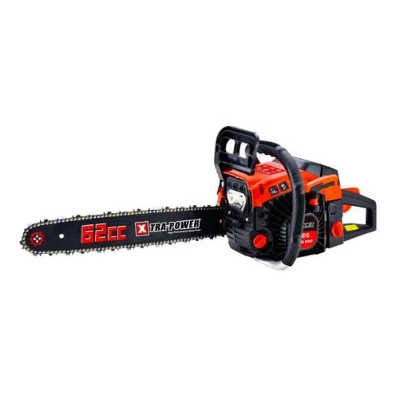 Xtra Power 2700W 18 inch Red & Black Petrol Operated Chain Saw with 0.26 Litre Oil Tank Capacity, XPT-588