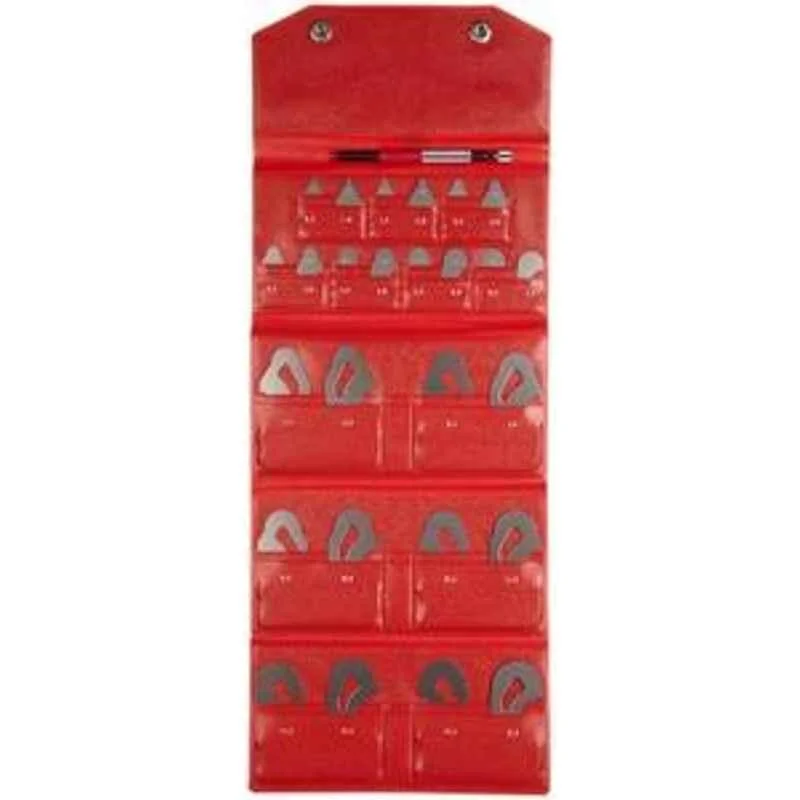 Mitutoyo 186-902 Radius Gauge Set 26 Leaves Range 0.5 to 13 mm