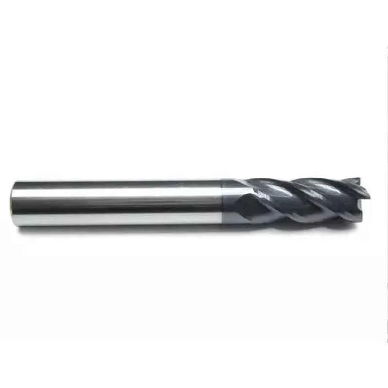 Dolphin 12mm Solid Carbide High Performance 4 Flute Flat End Mill, Overall Length: 75 mm