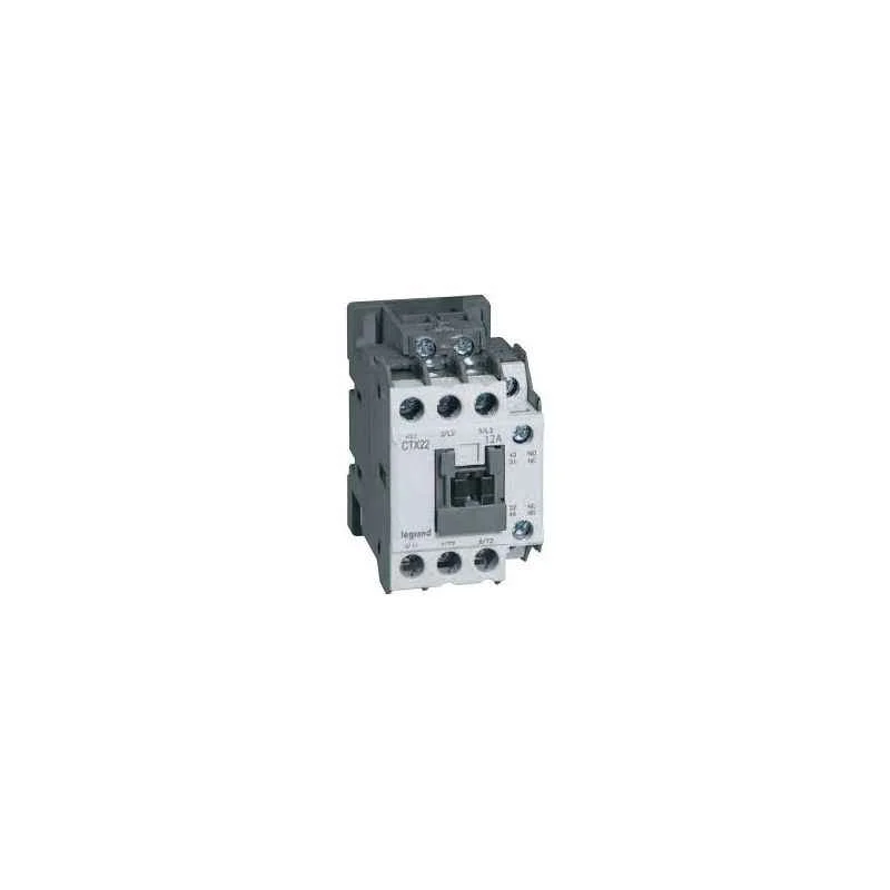 Legrand CTX鲁 22 1 NO+1 NC Three Pole Mini Industrial Contactor, 4161 11, Coil Voltage: 24 VDC
