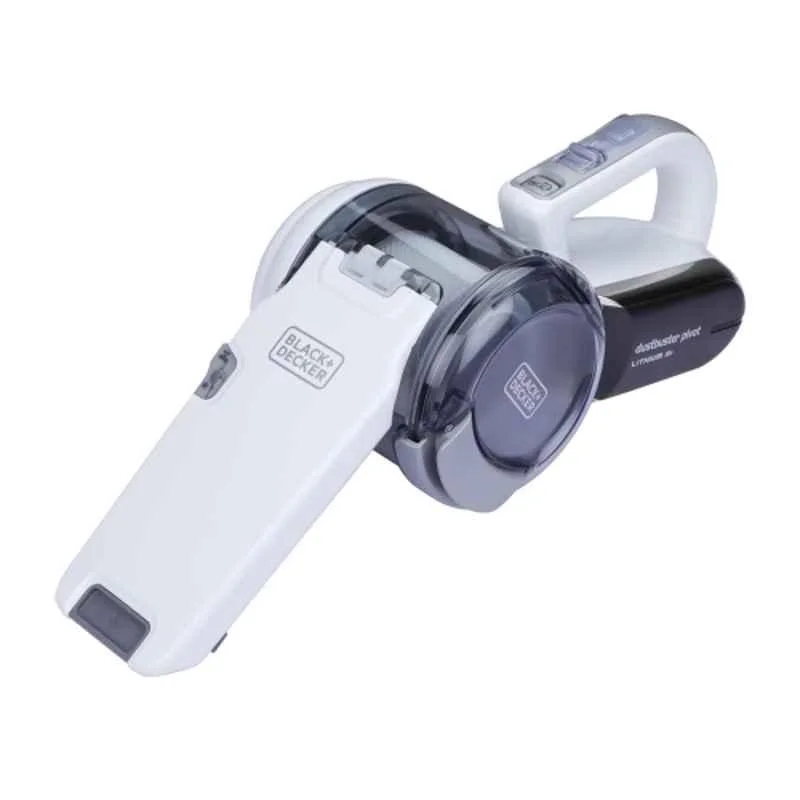 Black & Decker 18V 440ml Chrome Handheld Vacuum Cleaner with 2Ah Battery Capacity, PV1820LF-B1