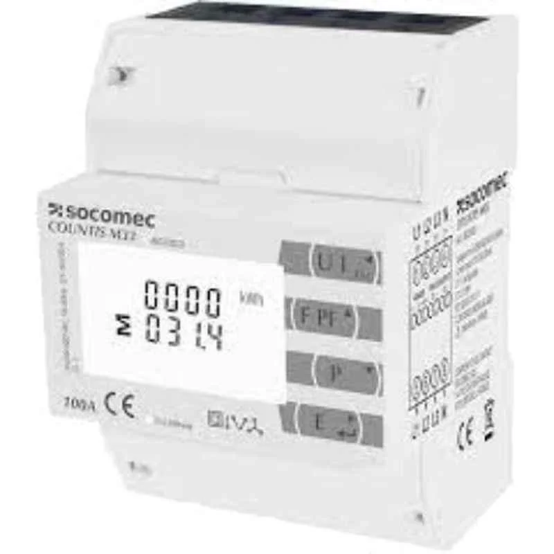 Socomec Countis M13 100A Energy Meter with Modbus Communication & 2 Pulse, 48C03019G