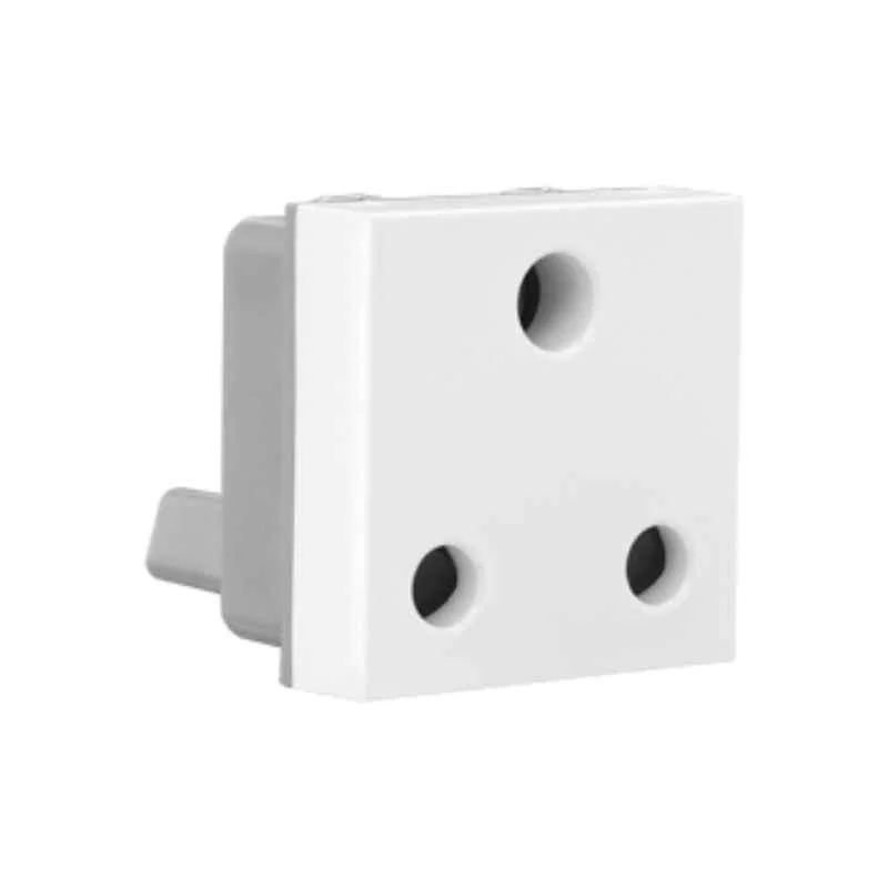 Legrand Allzy 25A 240V 2 Module White Socket with Shutter, 681126
