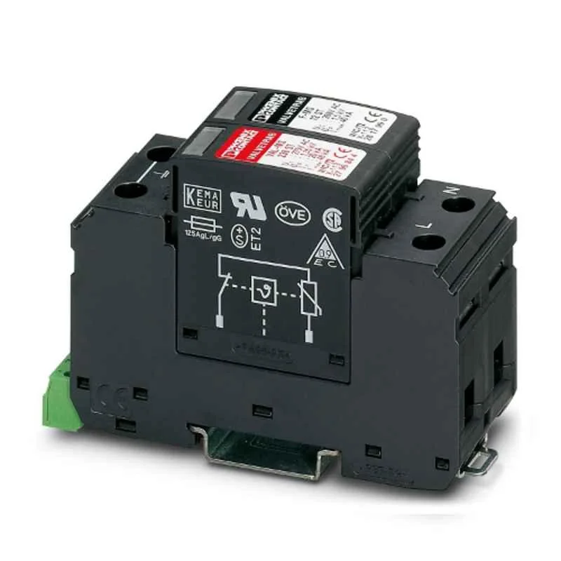 Phoenix Contact VAL-MS 230/1+1-FM Type 2 250VAC Surge Arrester, 2804432