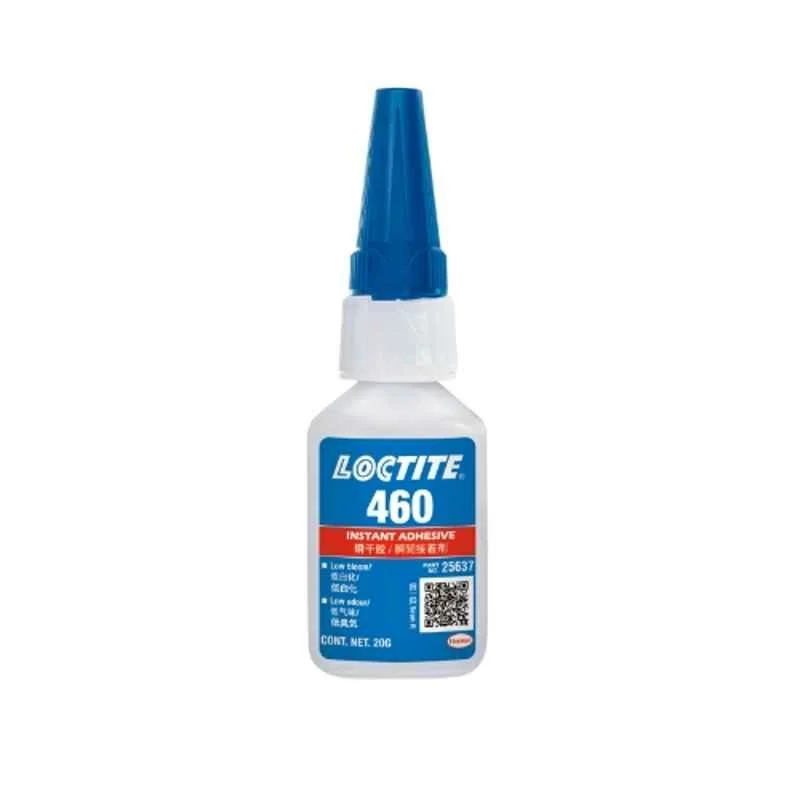 Loctite 460 Instant Adhesive 20g, Low Odor & Low Bloom, Medical-Grade, Bonds Plastics, Rubber, Metals, Fast-Setting, Ideal for Aesthetic Use