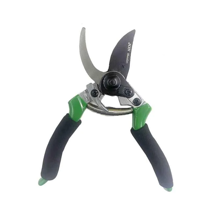 Jon Bhandari Tools 8.5 inch Alloy Steel Green & Black Garden Bypass Pruning Shear