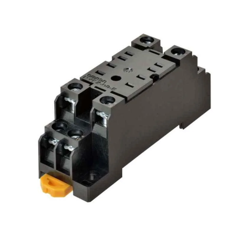 Omron 8 Pin Black DIN Rail Relay Socket for PYFZ-08-E BY OMZ