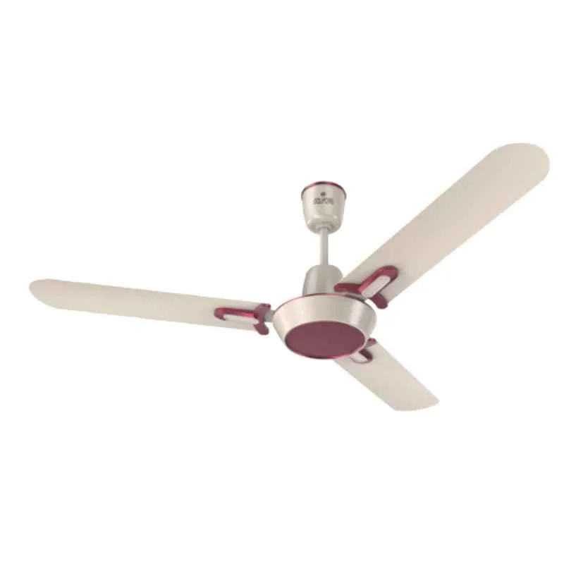 Polycab Regalia Purocoat 75W 400rpm lvory Pink Premium Ceiling Fan, FCEPRST234M, Sweep: 1200 mm