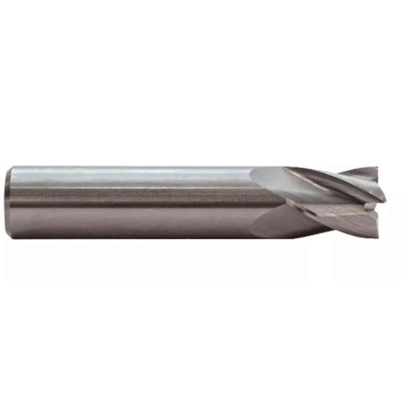 Addison K4GPSE 4x8 mm Stub Series TiAlN Coated Solid Carbide General Purpose End Mill, K4GPSE040080405