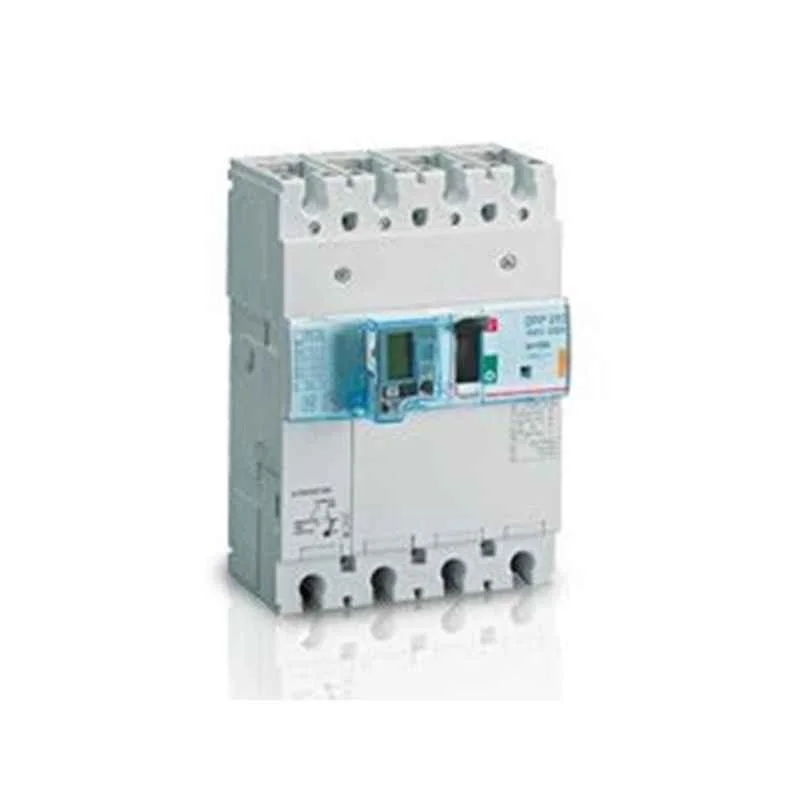 Legrand DRX鲁-160 100A Four Pole MCCB with Thermal Magnetic & Electronic Earth Leakage Module, 4201 55, Breaking Capacity: 50 kA