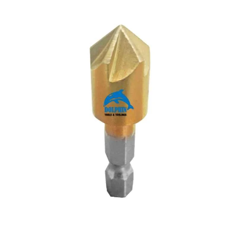 Dolphin 16mm Tin Coated Counter Sink Bit with Hex Shank
