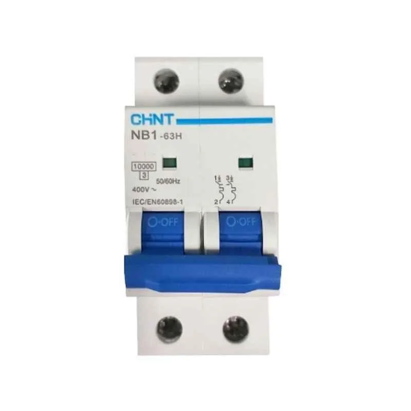 Chint eB 16A 4.5kA C-Curve Double Pole MCB, 186466