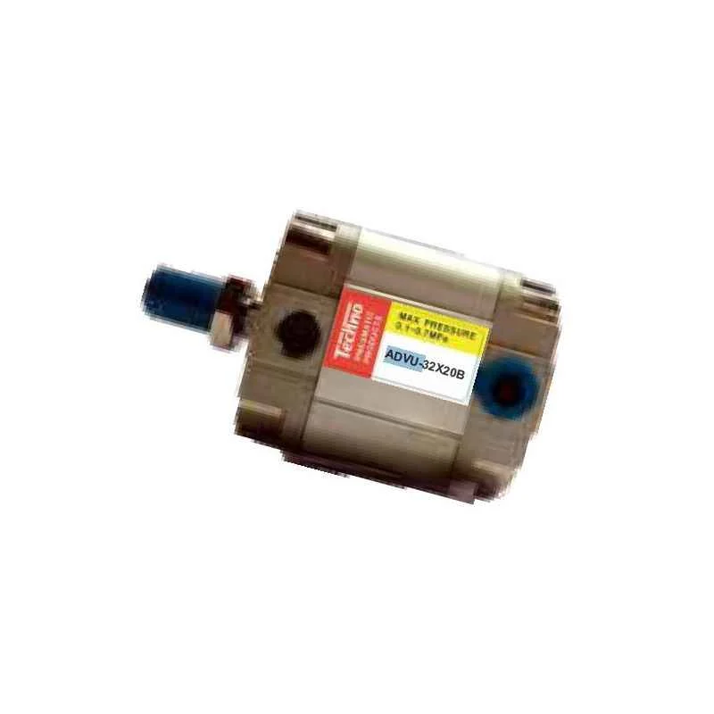 Techno 50x10mm ADVU Male-Female Magnetic Double Acting Cylinder