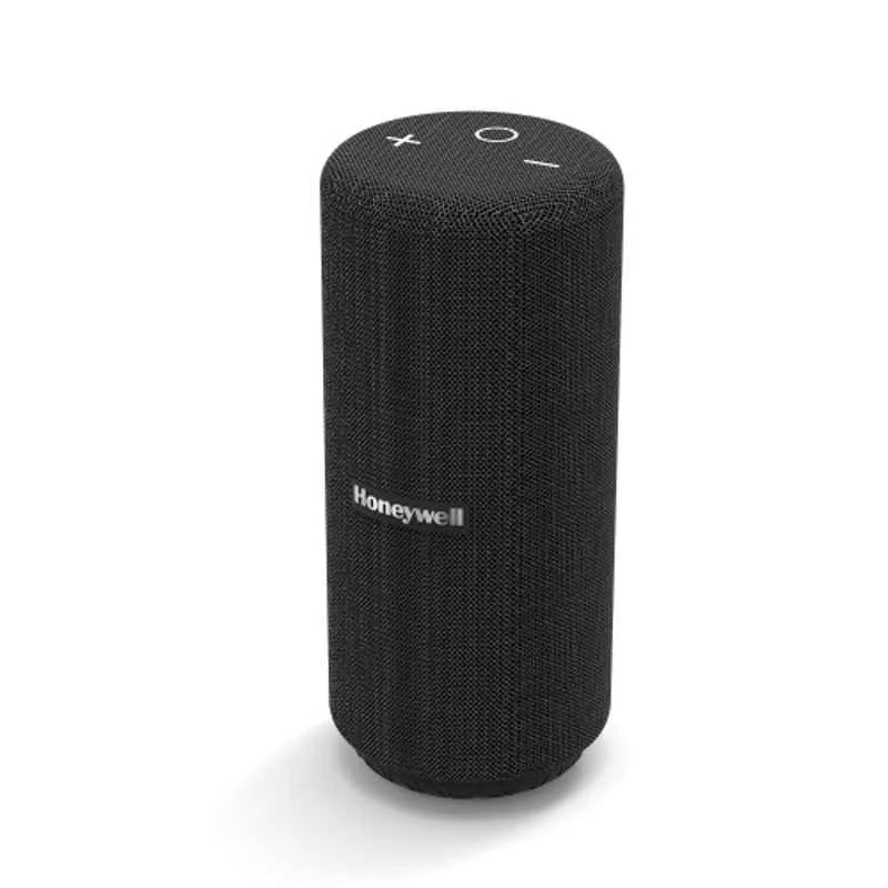 Honeywell Suono P300 10W 1200mAh 52mm Black Bluetooth, USB & Aux Portable Speaker with Stereo Sound, HC000115/AUD/BTS/P300/BLK