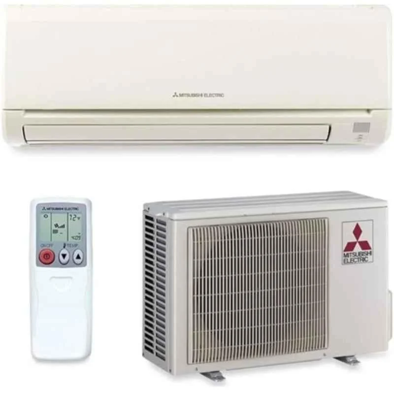 Mitsubishi 0.8 Ton 2 Star R410A White Split AC without Cooper Kit, MS/MU-GK10VA