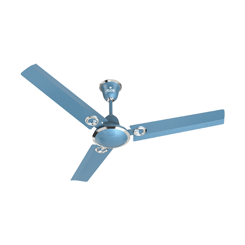 Polycab Elanza 75W 400rpm Pearl Blue Ceiling Fan, Sweep: 1200 mm