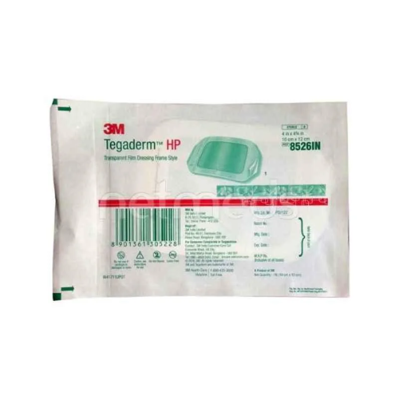 3M Tegaderm 8526IN 10 Pcs 10x12cm HP Transparent I.V. Film Dressing Box, AGR-4S556-156A94