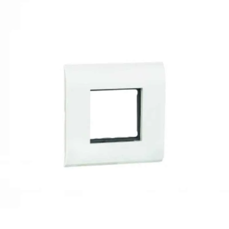 Legrand Myrius Regular 2 Module White Cover Plate, 6732 42