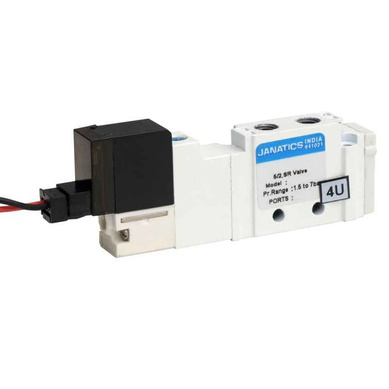 Janatics 5/2 Type M5 Single Solenoid Valve, DS253SR70-A2