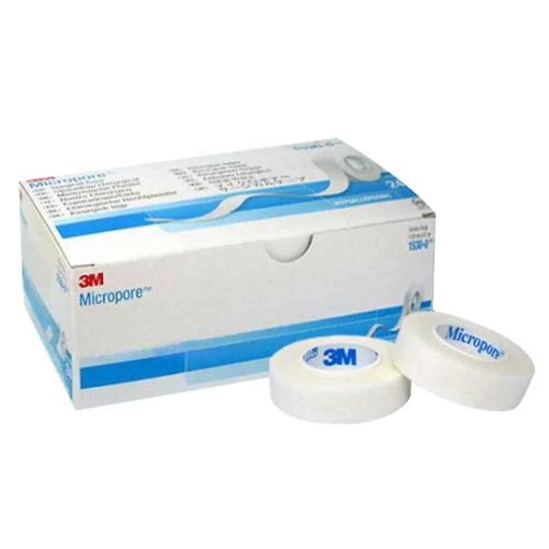3M Micropore 3 Inch Surgical Tape, 1530-3 (Pack of 4)