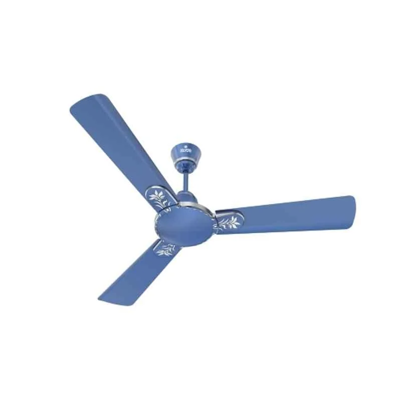 Polycab Eleganz Plus 70W 370rpm 1 Star 3 Blade Indigo Blue Ceiling Fan, Sweep: 1200 mm, FCEPRST311M