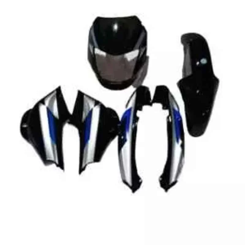 Ultra Black & Blue Full Body Kit for Bajaj Ct 100 U35, ULT-B5779D