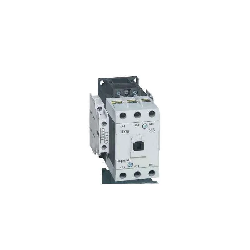 Legrand CTX鲁 65 2 NO+2 NC Three Pole Mini Industrial Contactor, 4161 42, Coil Voltage: 48 VAC