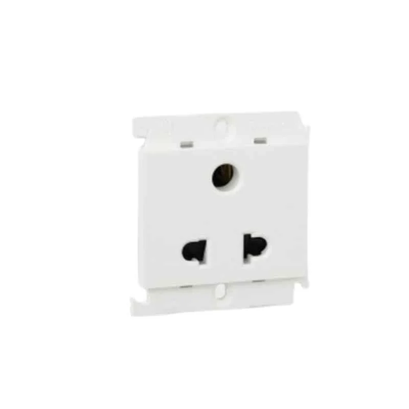 Legrand Arteor 6A 3 Pin 2 Module Champagne Indian Standard Socket with Shutter, 5748 84