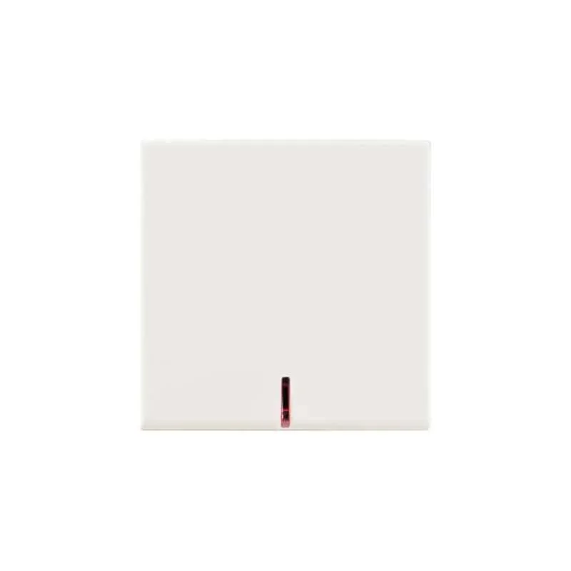 Legrand Lyncus 10A 1 Way 2 Module White Electric Switch with Indicator, 6772 08
