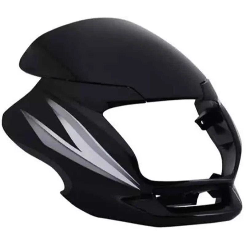 Ultra Headlight Visor for Motocorp Super Splendor Black & Grey Uf114B, ULT-EP4195