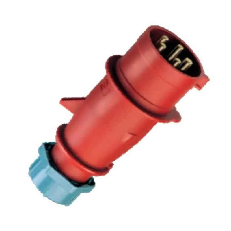 Mennekes 16A 4P 400V AM-Top Plug with Screw Terminal & Single Part Body, 252
