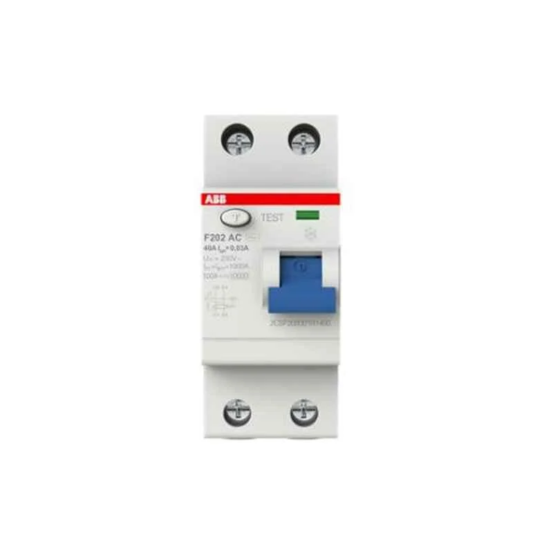 ABB F202 AC-100/0,3 100A Double Pole RCCB, 2CSF202005R3900