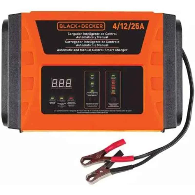 Black & Decker Bc25-B2 4/12/25 Amp 3 Speed Automatic Battery Charger & Manual Control, BLA-SK281Q
