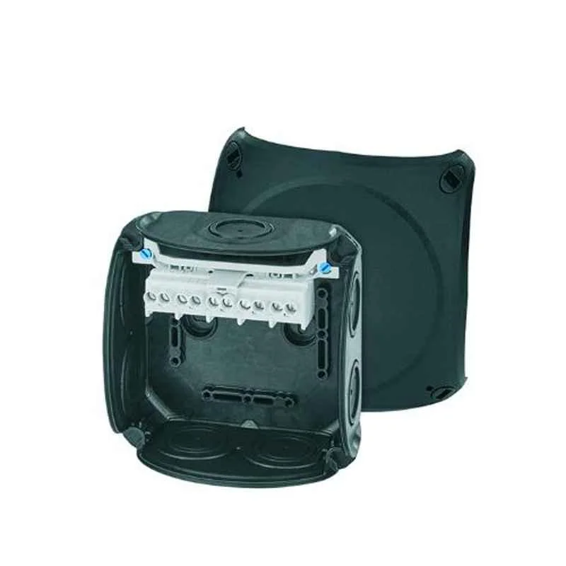 Hensel 2.5-6 Sqmm Cable Junction Box, Dimension: 130x130x77 mm, DK0606B (Pack of 5)