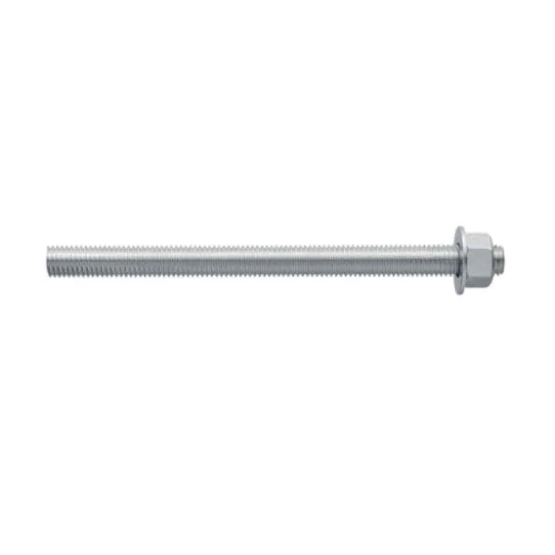 Hilti HIT-C-4.8 M24x300mm Carbon Steel Zinc-Plated Anchor Rod for Injectable, 3485292 (Pack of 5)