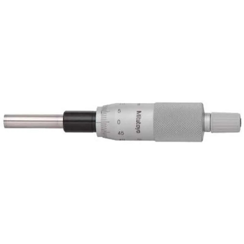 Mitutoyo 0-25mm Ratchet Stop Thimble Middle Size Flat Face Micrometer Head, 150-192