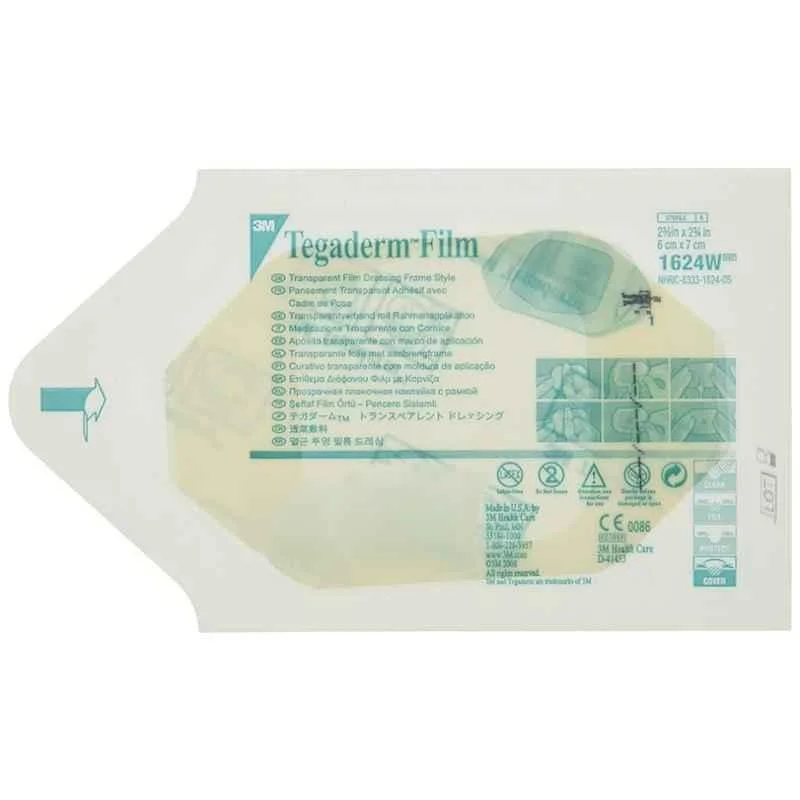 3M Tegaderm IV Transparent Dressing Film, 1635IN (Pack of 50)