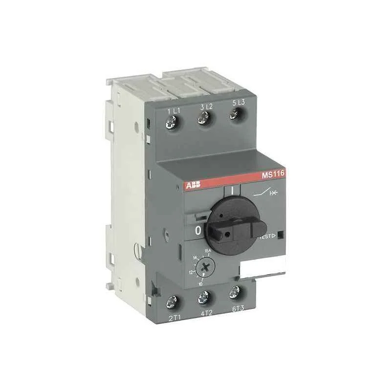 ABB MS116-0.25 3 Pole Manual Motor Starter, 1SAM250000R1002